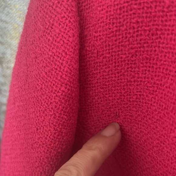 Vintage RARE Hot Pink Auckie Sanft Pure Virgin Wool Coat - Picture 16 of 16